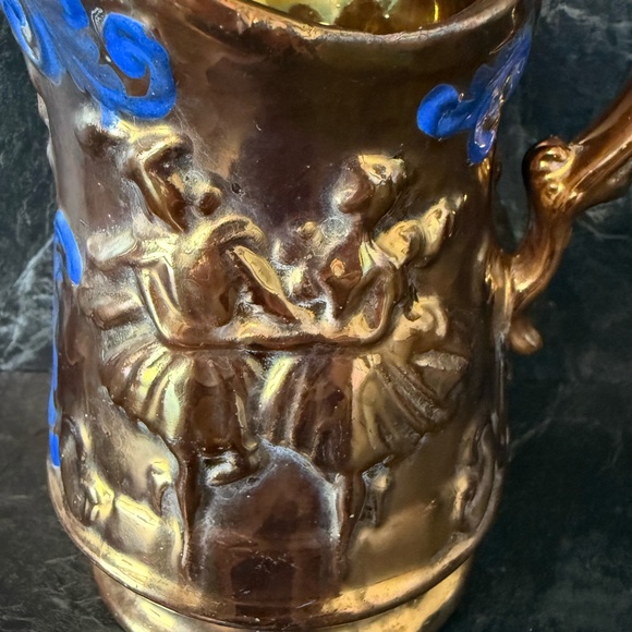 Pitcher with Ballerina Dancers and Blue Accents - Picture 8 of 12